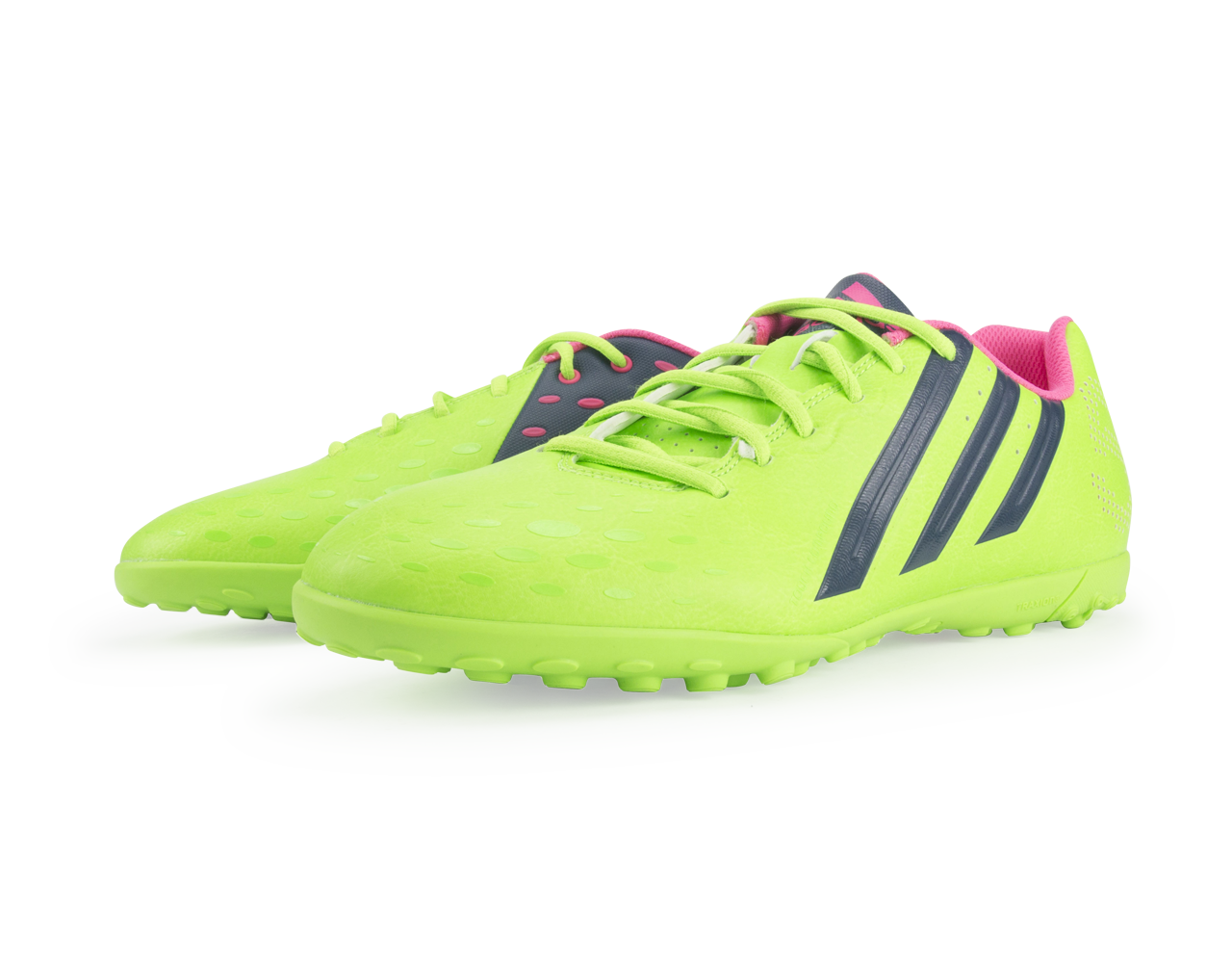 adidas Men's Freefootball X-ite Indoor Soccer Shoes  Neon Green/Rich Blue
