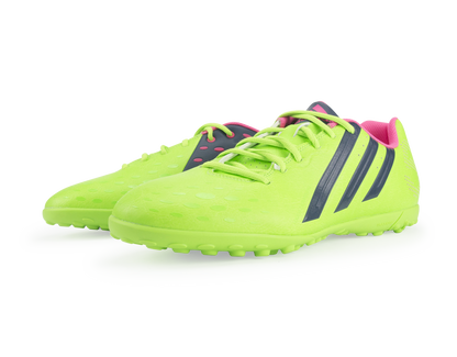 adidas Men's Freefootball X-ite Indoor Soccer Shoes  Neon Green/Rich Blue