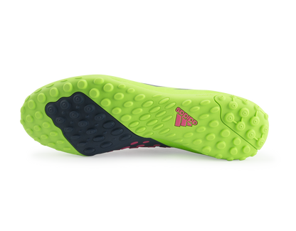 adidas Men's Freefootball X-ite Indoor Soccer Shoes  Neon Green/Rich Blue