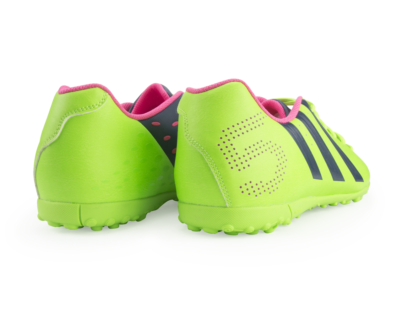 adidas Men's Freefootball X-ite Indoor Soccer Shoes  Neon Green/Rich Blue