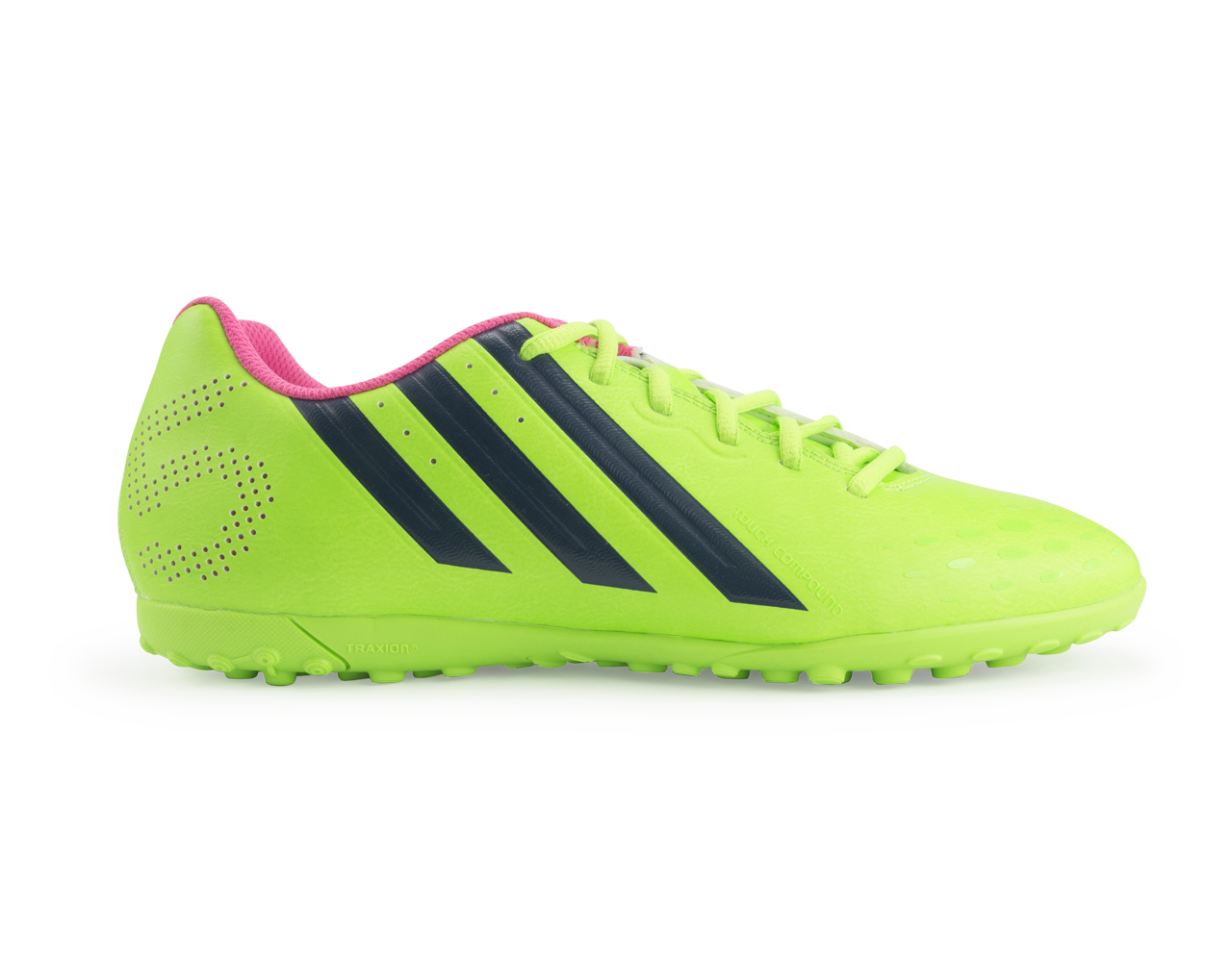 adidas Men's Freefootball X-ite Indoor Soccer Shoes  Neon Green/Rich Blue