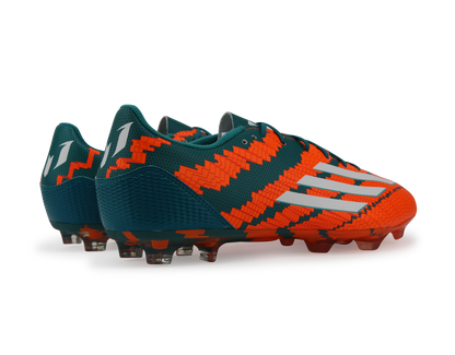 adidas Men's Messi 10.2 FG Power Teal/White/Solar Orange