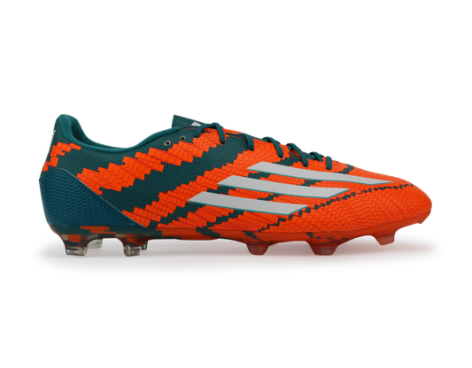 adidas Men's Messi 10.2 FG Power Teal/White/Solar Orange