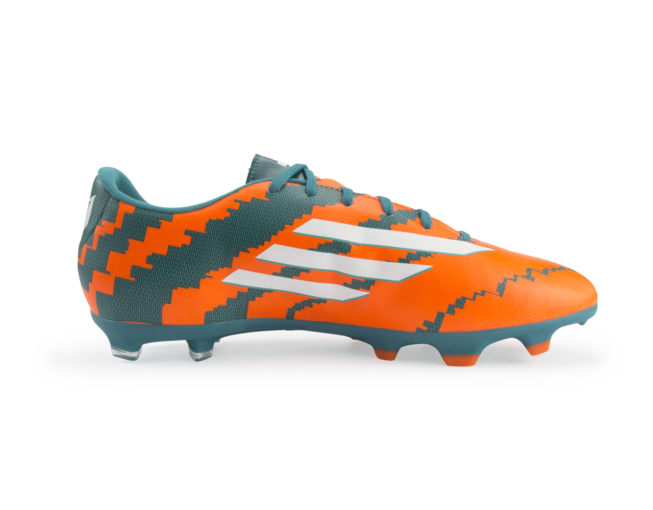 adidas Men's Messi 10.3 FG Power Teal/White/Solar Orange