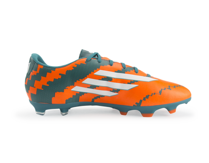 adidas Men's Messi 10.3 FG Power Teal/White/Solar Orange