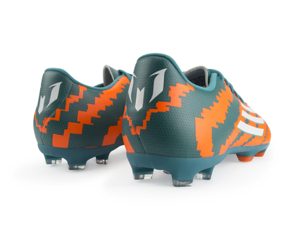 adidas Men's Messi 10.3 FG Power Teal/White/Solar Orange