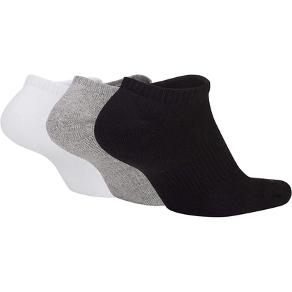 Nike Everyday Plus Cushioned (3 Pair) Socks Black/White/Grey