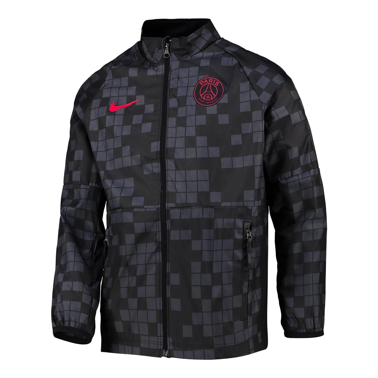 Nike Kids PSG Academy Jacket Dark Grey/Red