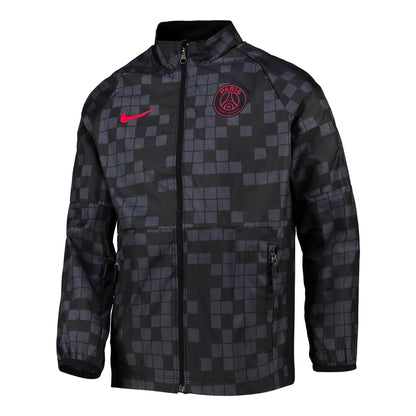 Nike Kids PSG Academy Jacket Dark Grey/Red