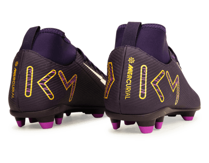 Nike Kids Zoom Mercurial Superfly 10 Club KM FG/MG Grand Purple/Pale Ivory