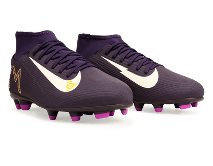 Nike Kids Zoom Mercurial Superfly 10 Club KM FG/MG Grand Purple/Pale Ivory