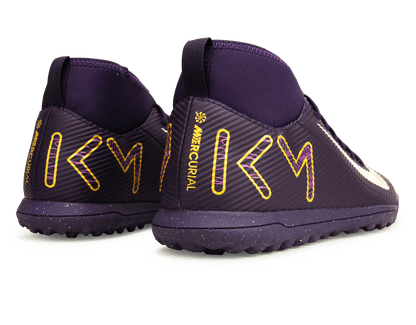 Nike Kids Zoom Mercurial Superfly 10 Club KM TF Grand Purple/Pale Ivory
