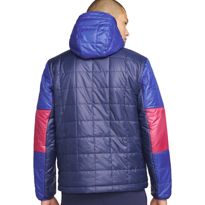 Nike Men's FC Barcelona Synthetic Fleece Full Zip Jacket 21/22 Blue/Red