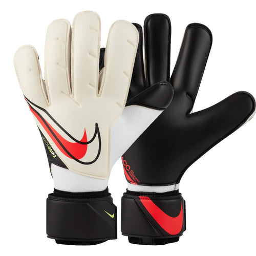 Nike Men's Vapor Grip 3 Goalkeeper Gloves White/Black/Red