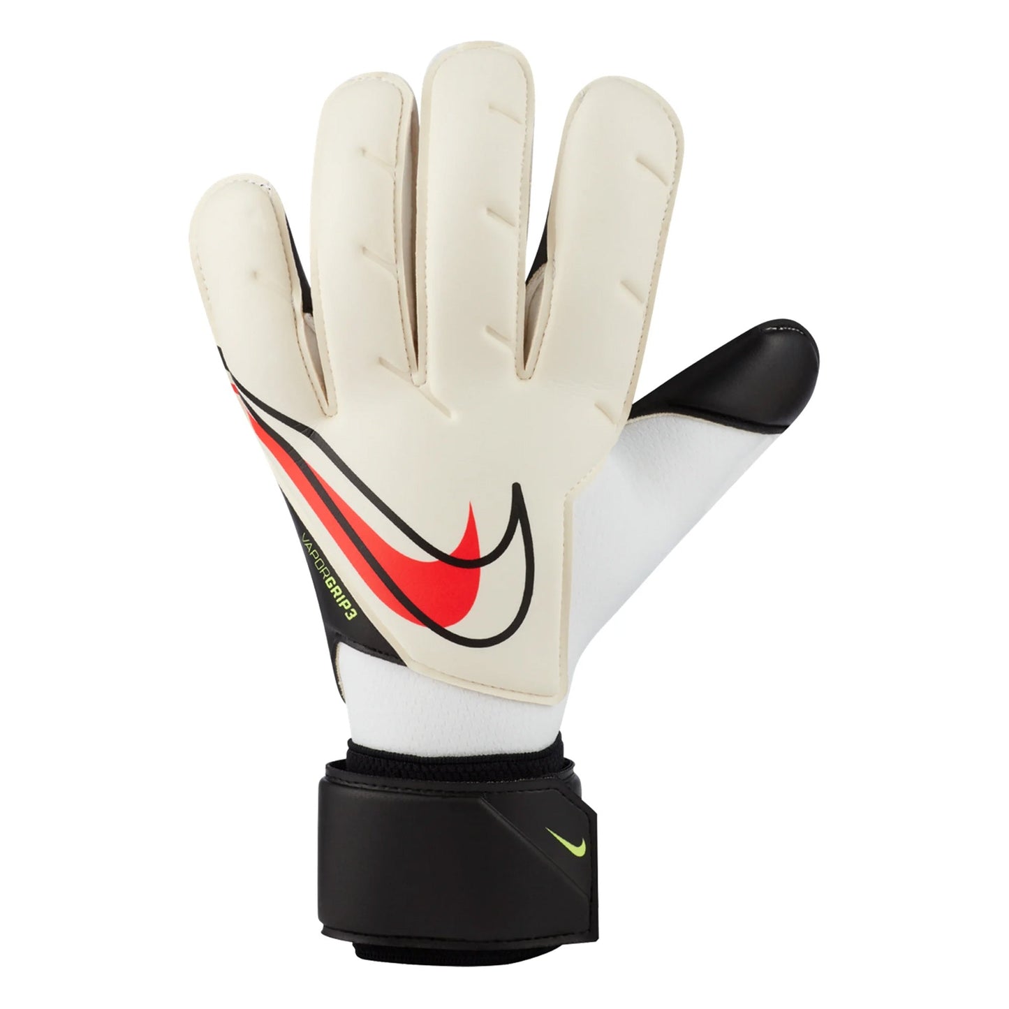 Nike Men's Vapor Grip 3 Goalkeeper Gloves White/Black/Red