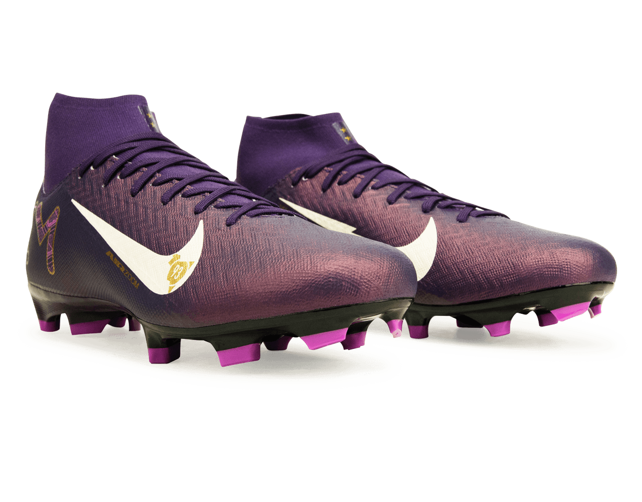 Nike Men's Zoom Mercurial Superfly 10 Academy KM FG/MG Grand Purple/Pale Ivory