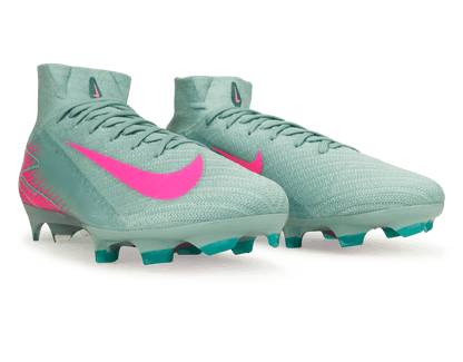 Nike Men's Zoom Mercurial Superfly 10 Elite FG Ocean Cube/Pink Blast