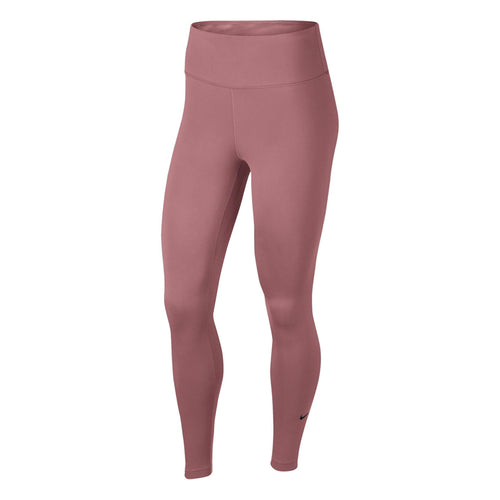 Nike Women's Dri-Fit One Mid-Rise Tights Desert Berry/Black