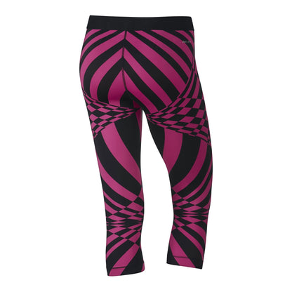 Nike Women's Pro Engineered Training Capris Pink/Black