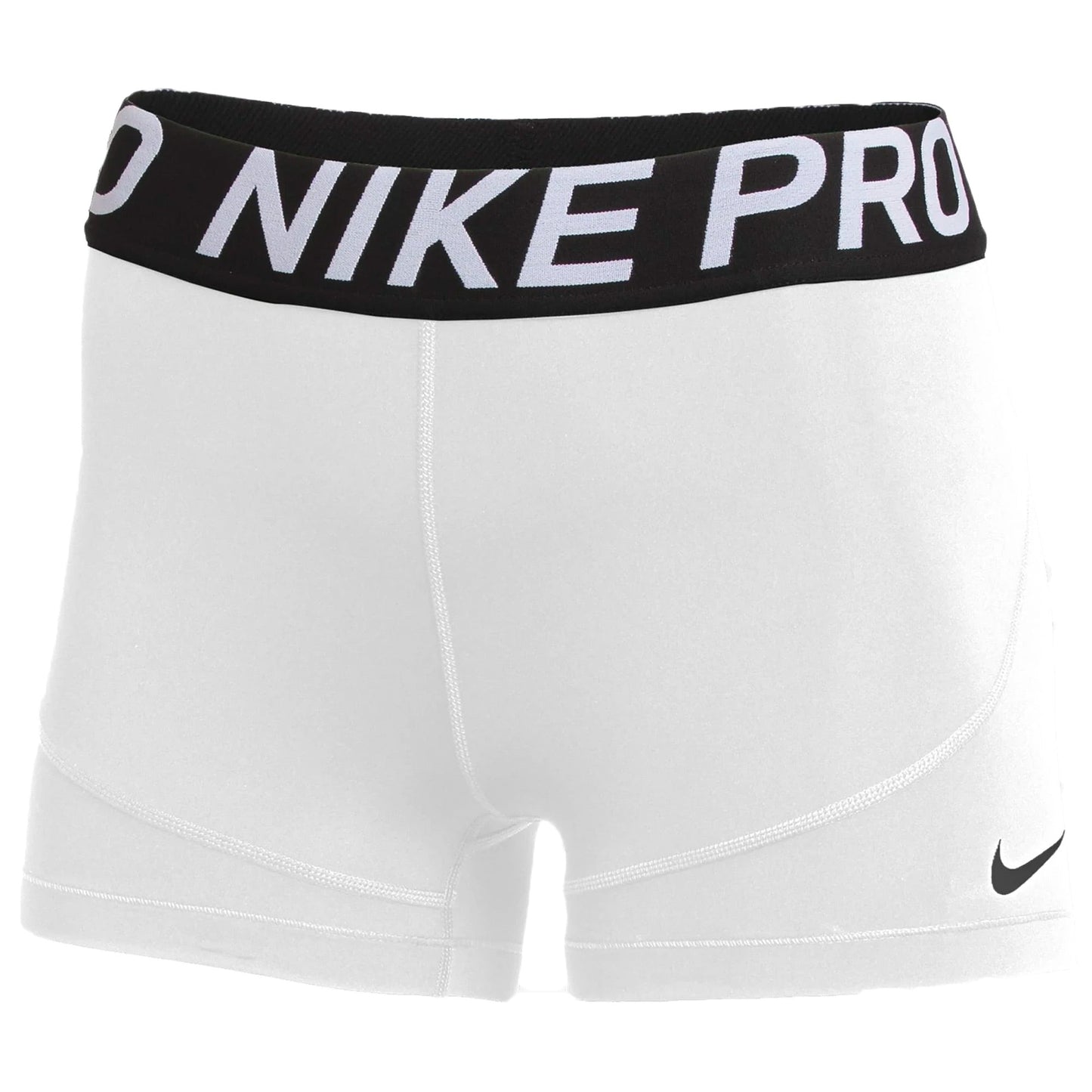 Nike Women's Pro Tight 3'' Shorts White/Black