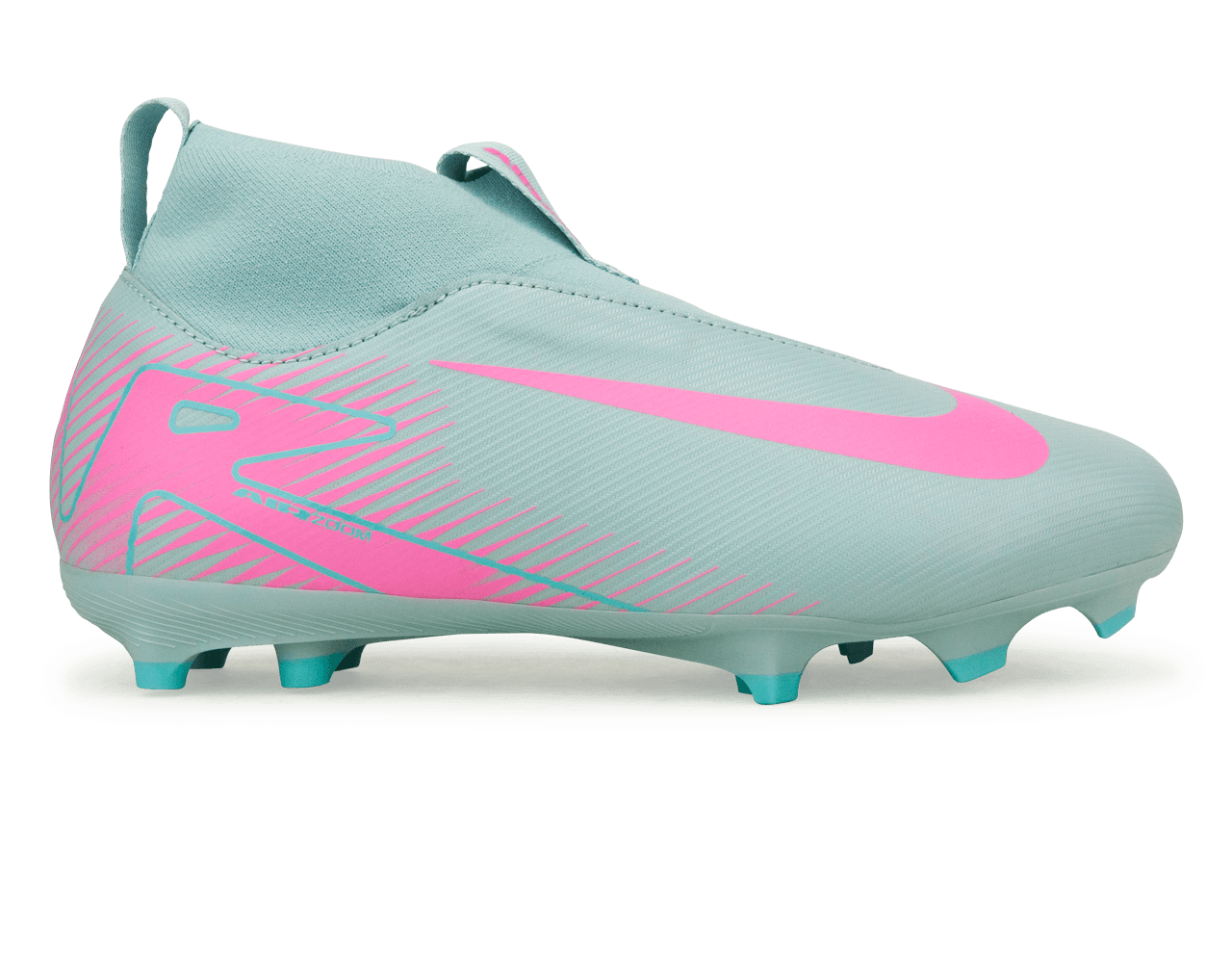 Nike Kids Zoom Mercurial Superfly 10 Academy FG/MG Ocean Cube/Pink Blast