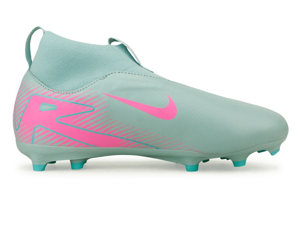 Nike Kids Zoom Mercurial Superfly 10 Academy FG/MG Ocean Cube/Pink Blast