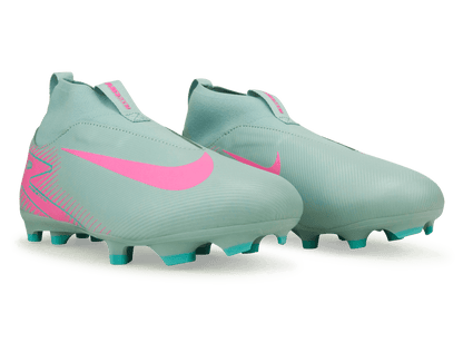 Nike Kids Zoom Mercurial Superfly 10 Academy FG/MG Ocean Cube/Pink Blast