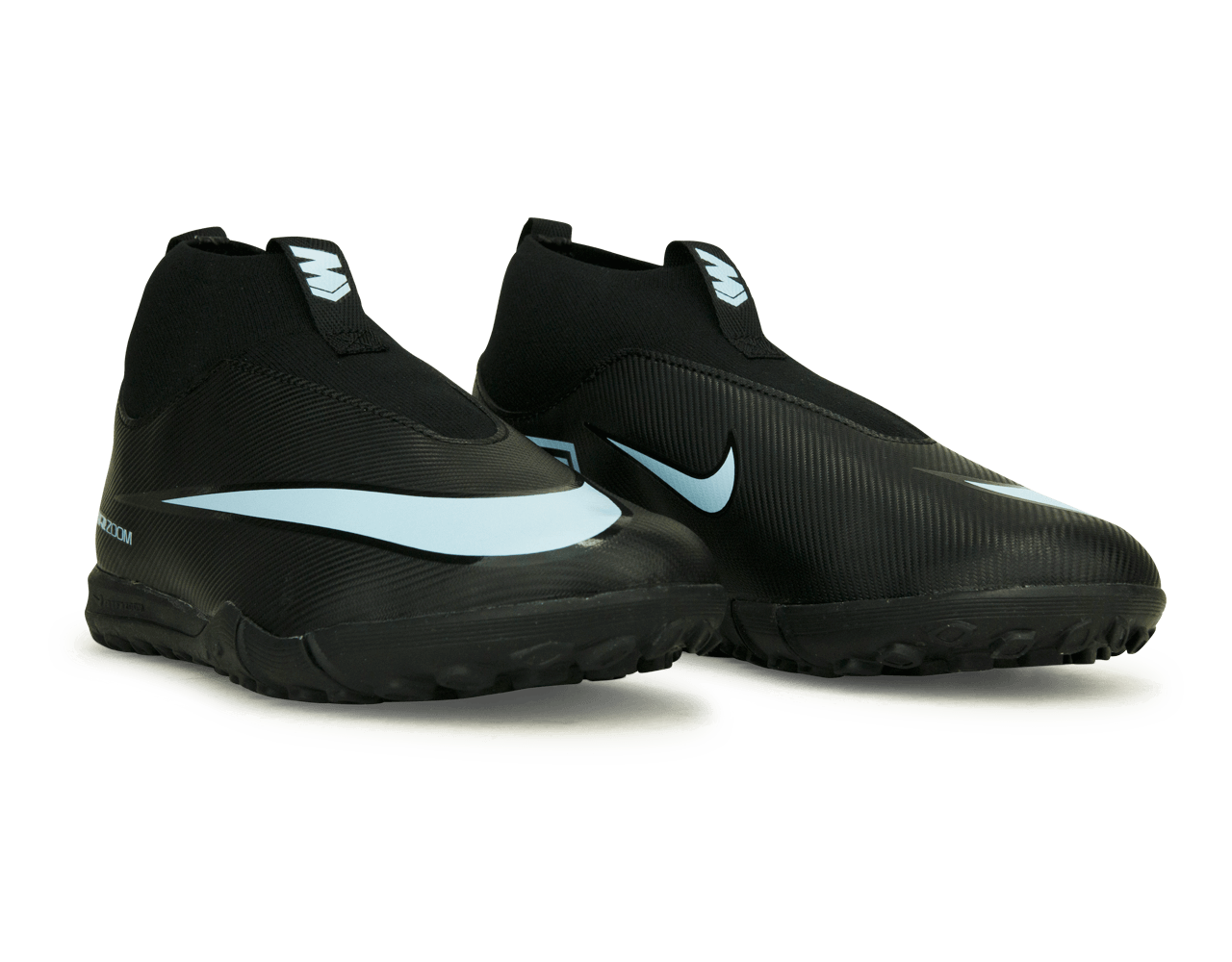 Nike Kids Zoom Mercurial Superfly 10 Academy TF Black/Ice Blue
