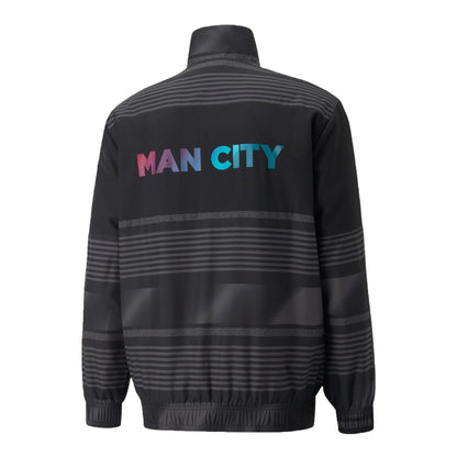 PUMA Men's Manchester City Pre Match Jacket 2022 Black/Noir
