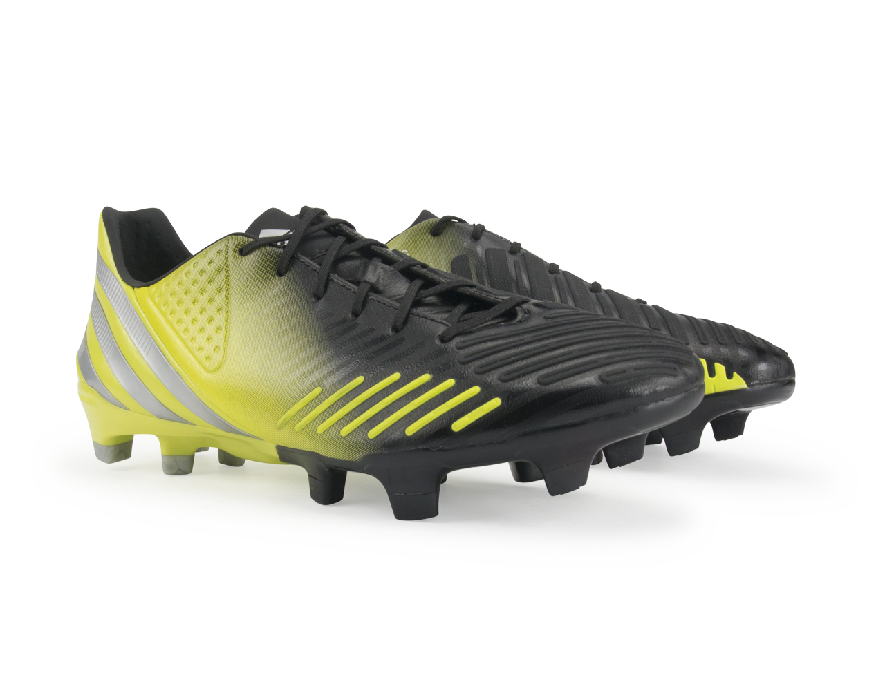 adidas Men's Predator LZ TRX FG Black/Neon Lime-White-Metallic Silver