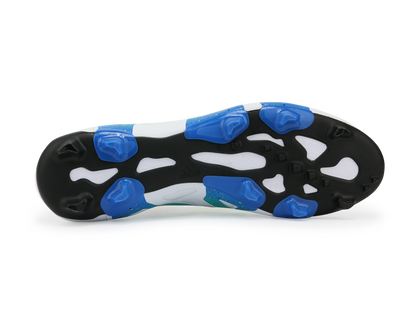 adidas Men's X 15.1 FG/AG White/Solar Slime/Blue
