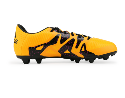adidas Kids X 15.3 FG/AG Solar Gold/Black/Shock Pink