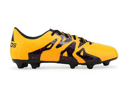 adidas Kids X 15.3 FG/AG Solar Gold/Black/Shock Pink