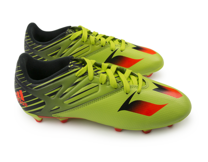 adidas Men's Messi 15.3 FG/AG Semi Solar Slime/Solar Red/Black