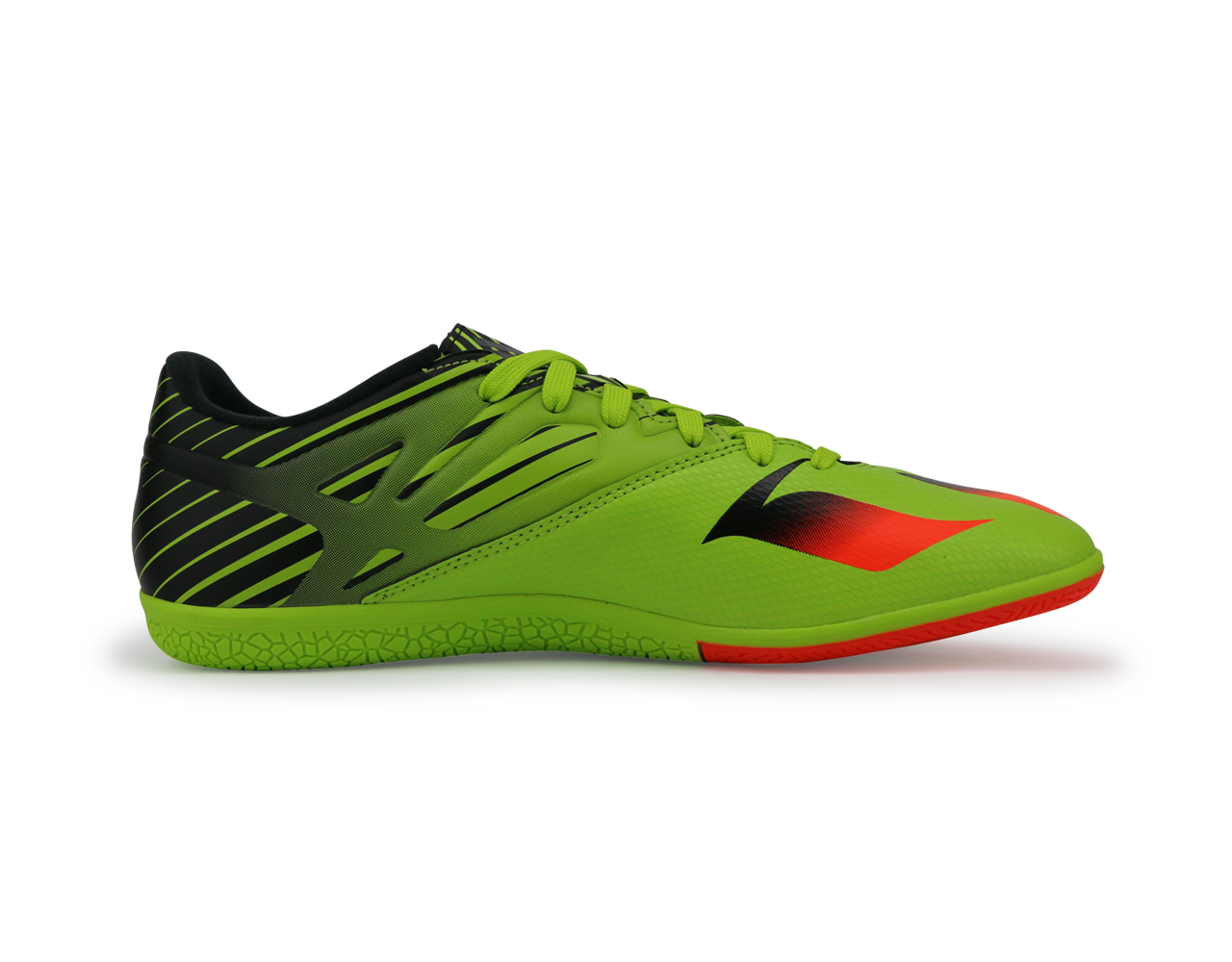 adidas Men's Messi 15.3 Indoor Soccer Shoes Solar Slime/Solar Red/Black