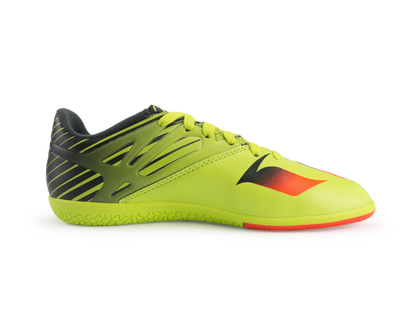 adidas Kids Messi 15.3 Indoor Soccer Shoes Semi Solar Slime/Solar Red/Black