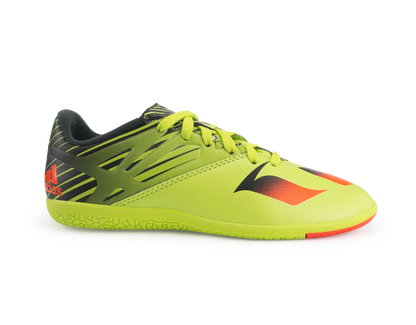 adidas Kids Messi 15.3 Indoor Soccer Shoes Semi Solar Slime/Solar Red/Black