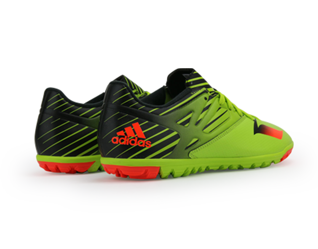 adidas Men's Messi 15.3 Turf Soccer Shoes Semi Solar Slime/Solar Red/Core Black
