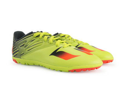 adidas Kids Messi 15.3 Turf Soccer Shoes Semi Solar Slime/Solar Red/Black