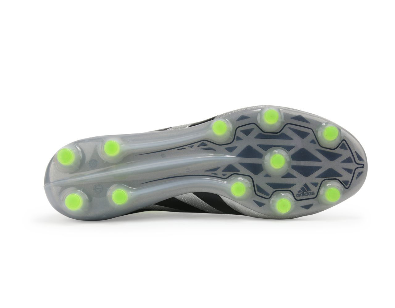 adidas Men's ACE 16.1 Primeknit FG/AG Silver Metalic/Core Black/Solar Yellow