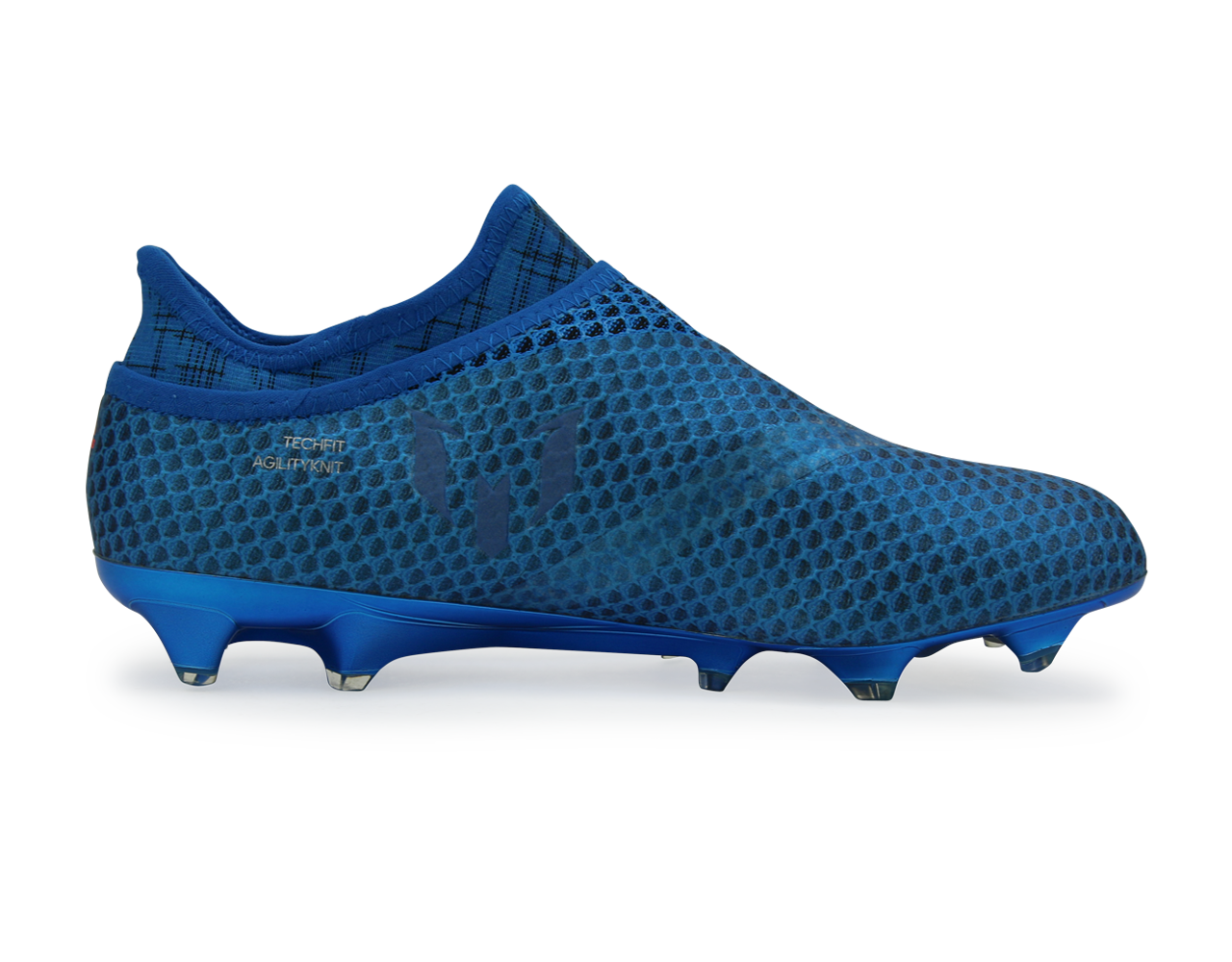 adidas Men's Messi 16+ PUREAGILITY FG Sho Blue/Metallic Silver