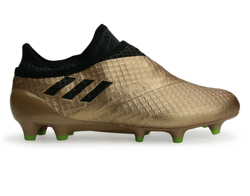 adidas Kids Messi 16+ FG Copper Metallic/Core Black/Solar Green