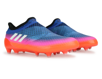adidas Kids Messi 16+ FG PUREAGILITY Blue/White/Solar Orange