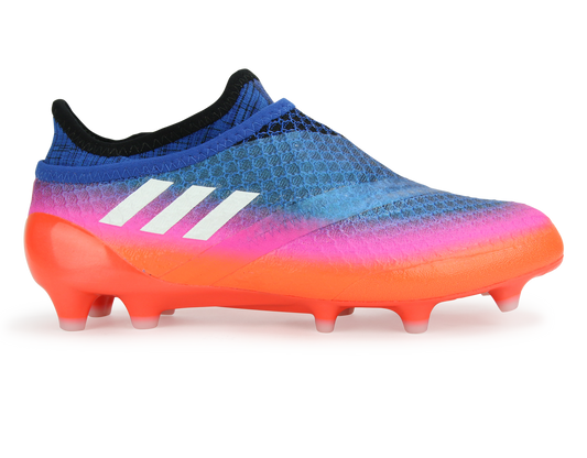 adidas Kids Messi 16+ FG PUREAGILITY Blue/White/Solar Orange