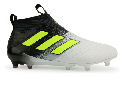 adidas Men's ACE 17+ Purecontrol FG White/Solar Yellow/Core Black