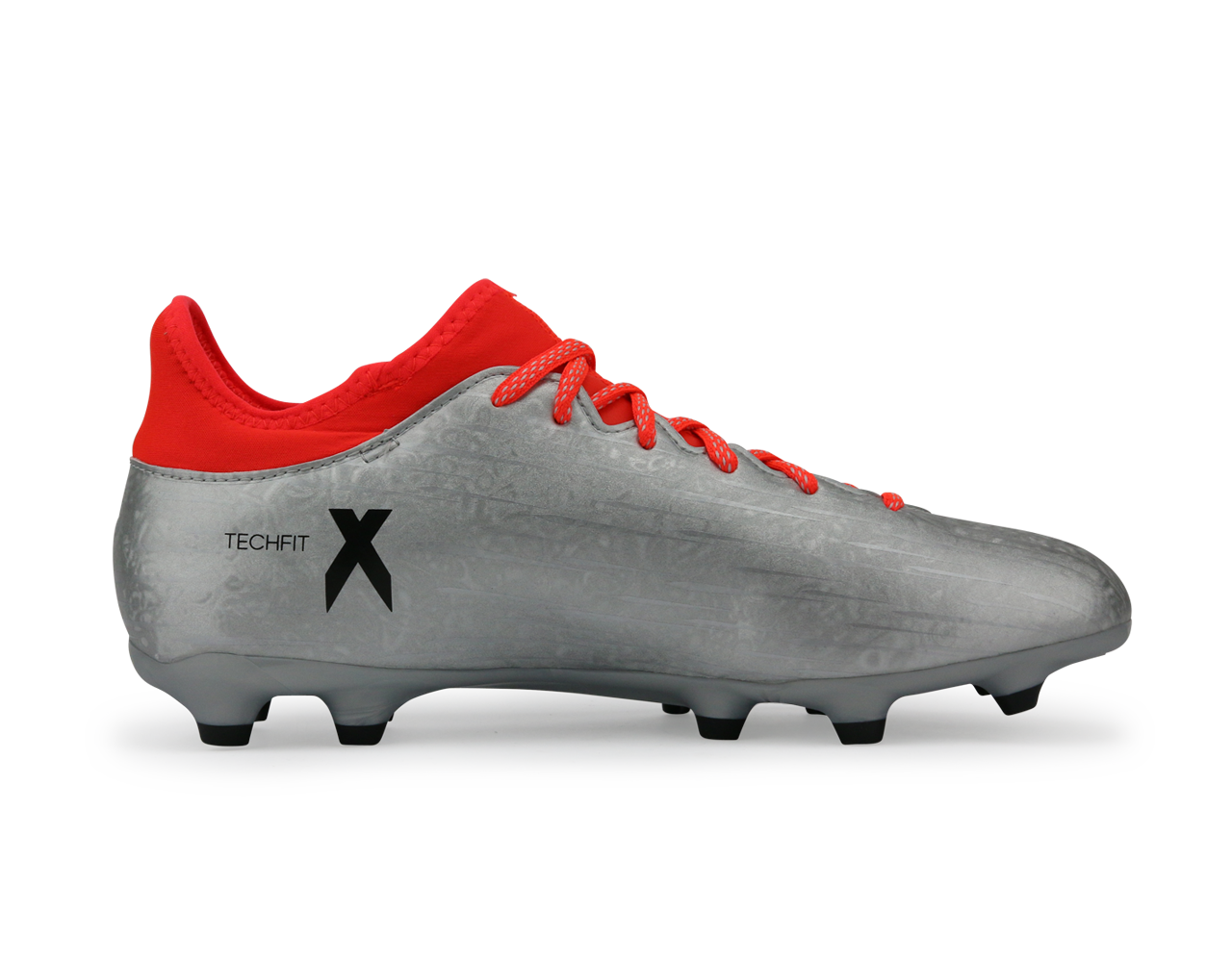 adidas Men's X 16.3 FG Silver Metalic/Core Black/Solar Red