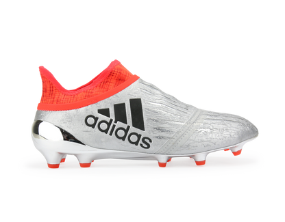 adidas Men's X 16+ PURECHAOS FG Silver Metalic/Core Black/Solar Red