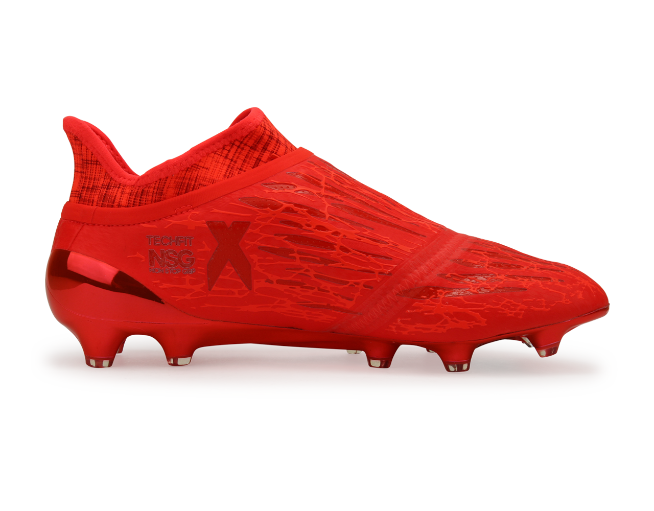 adidas Men's X 16+ PURECHAOS FG Solar Red/Metalic Silver