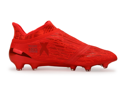 adidas Men's X 16+ PURECHAOS FG Solar Red/Metalic Silver