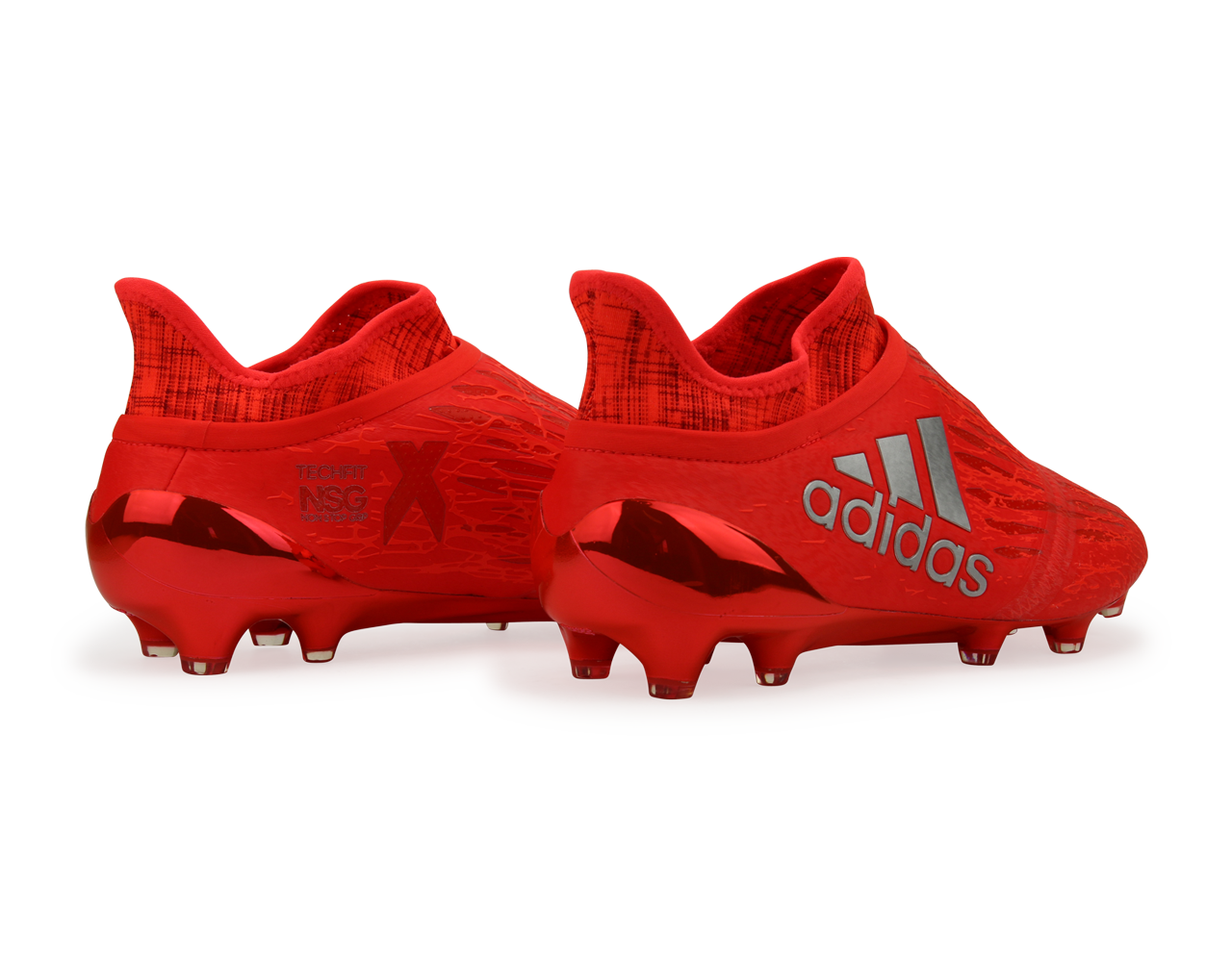 adidas Men's X 16+ PURECHAOS FG Solar Red/Metalic Silver